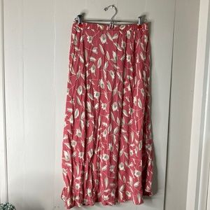 Vintage Carol Anderson collection rayon crepe skirt M/L